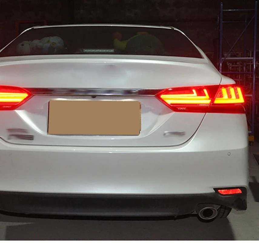 

Car Tail Lamp Modified LED Taillamp Taillight Daytime Running Lights Brake Lights Turn Signal For Toyota 8Th Camry 2018 2019