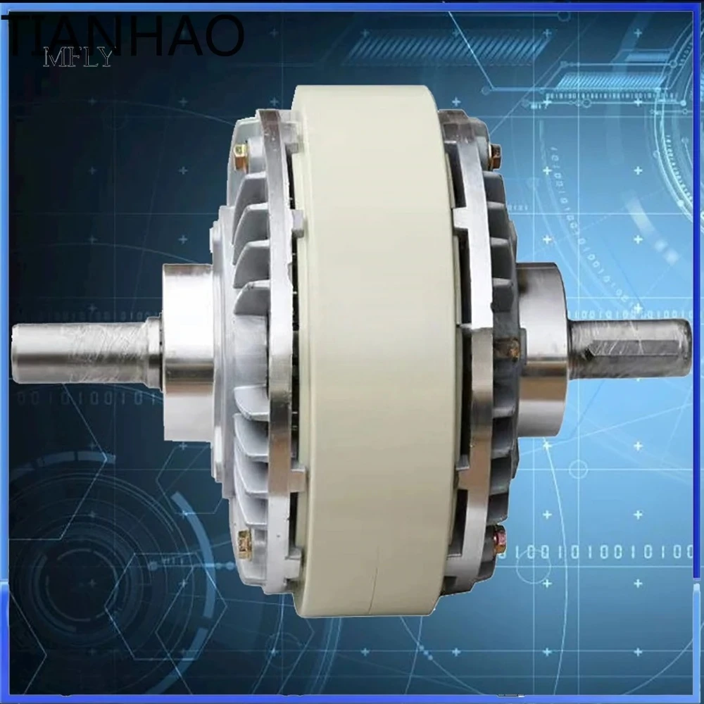 Magnetic Powder Brake Single shaft 50Nm 0.6kg DC 24V 12MM 1400RPM unwinding For Tension Control Bag Printing Dyeing Machine