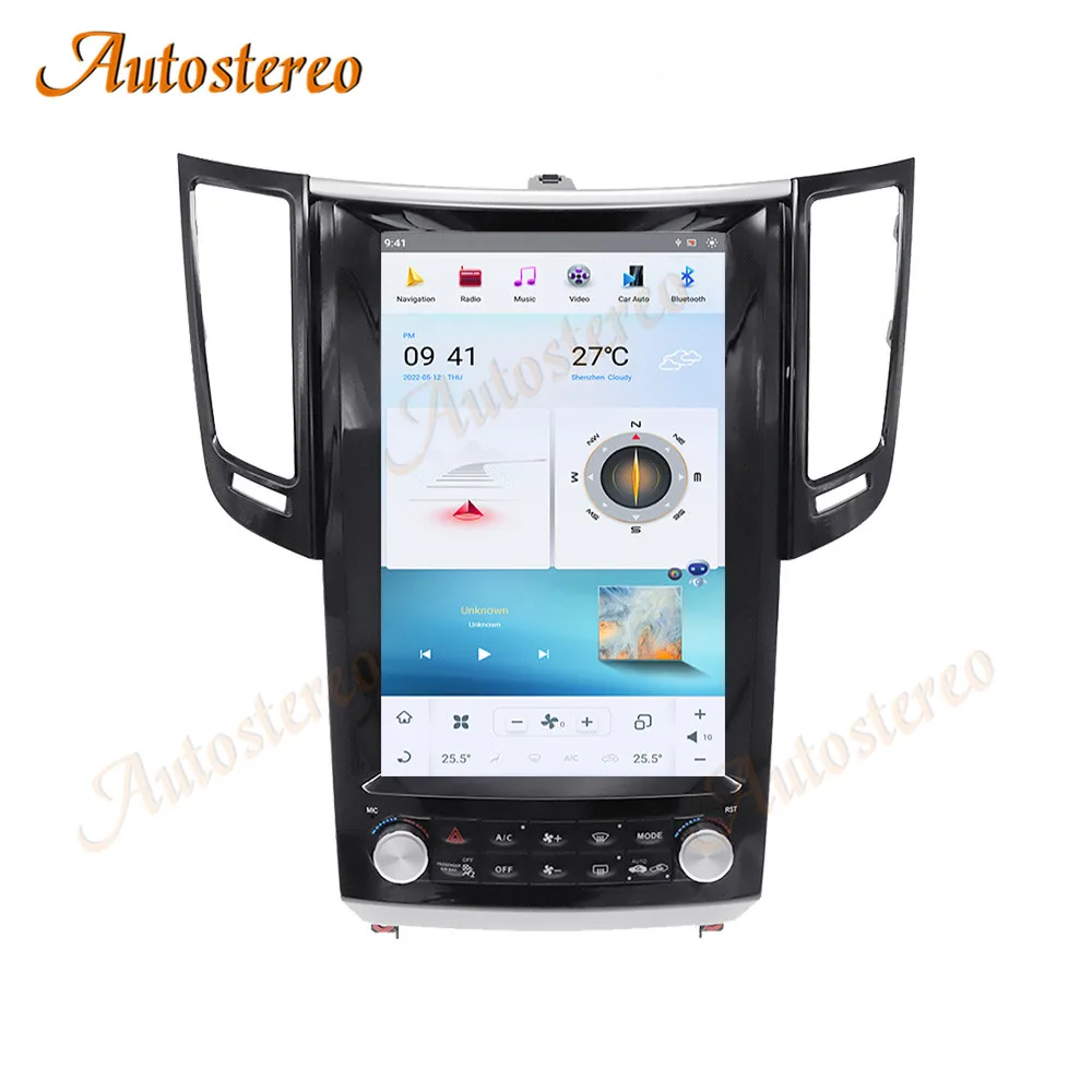Carplay Android 13 For Infinite FX35 FX37 2009-2016 Car Multimedia Player Car GPS Navigation Tesla Screen Head Unit Car Radio