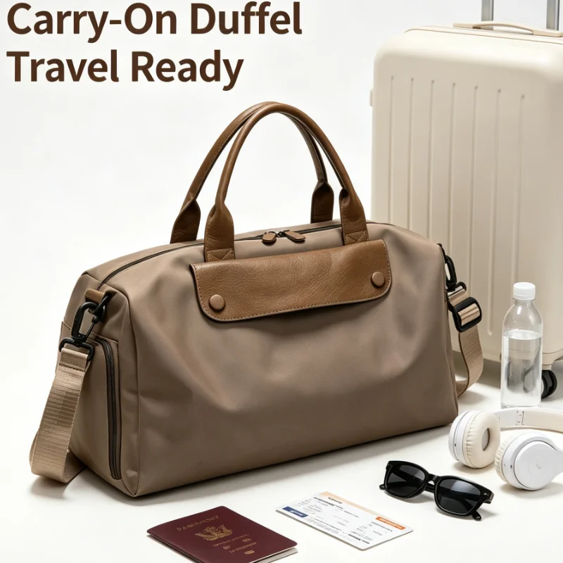 Large Capacity Waterproof Travel Duffel Bag For Gym Fitness Swimming Business Trip Weekend Getaway Storage Organizer Handbag view 3