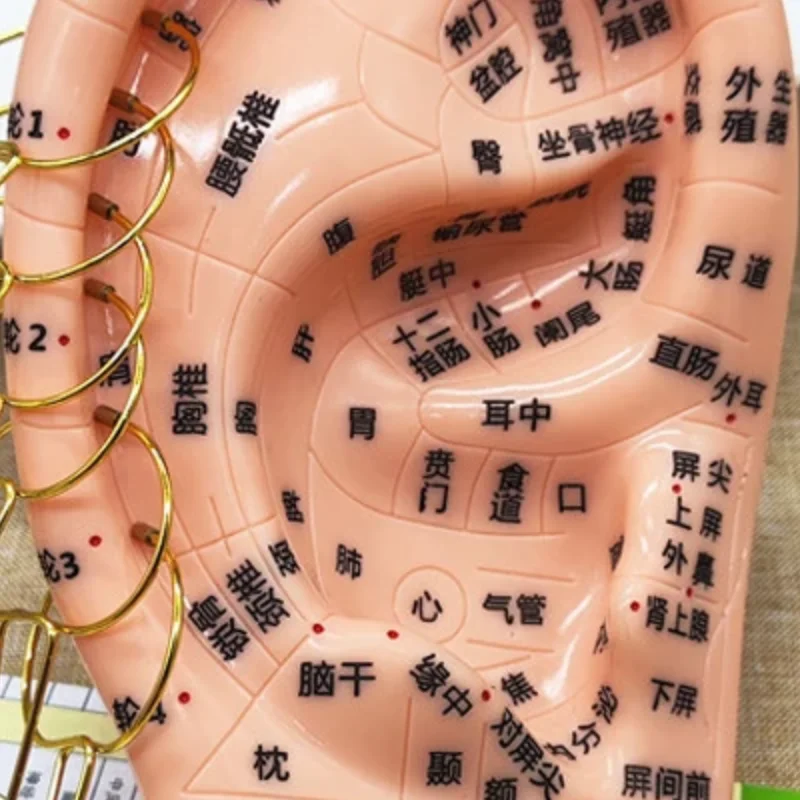 Akupunktur Druck Punkt Massage Tragbare Starke Magnetische Ohr Meridian Massager Akupressur Clip Gold Ohr Massage Werkzeug