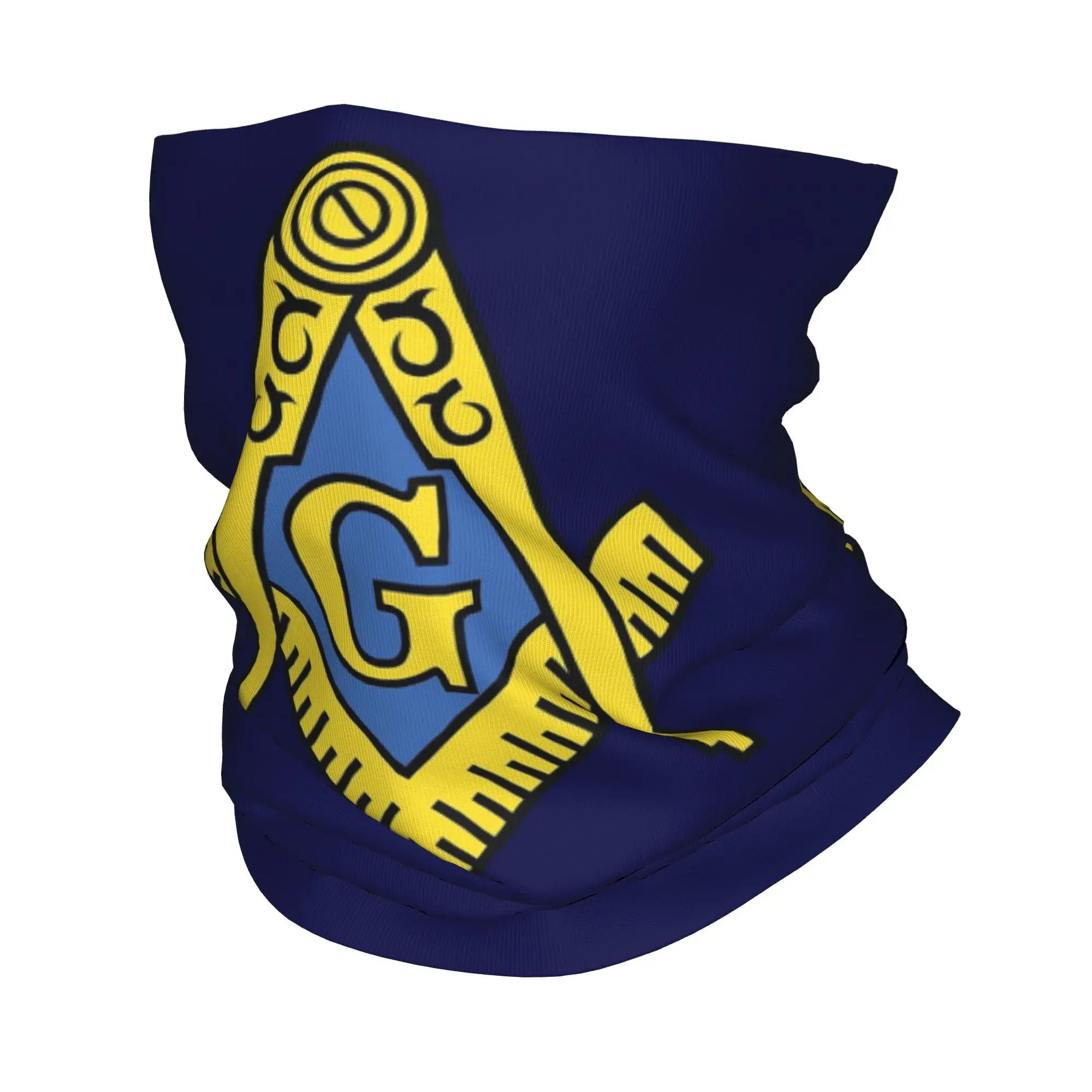 Freemason Classic Square And Compass Masonic Bandana Neck Gaiter Printed Wrap Scarf Face Mask Riding Unisex Adult Breathable