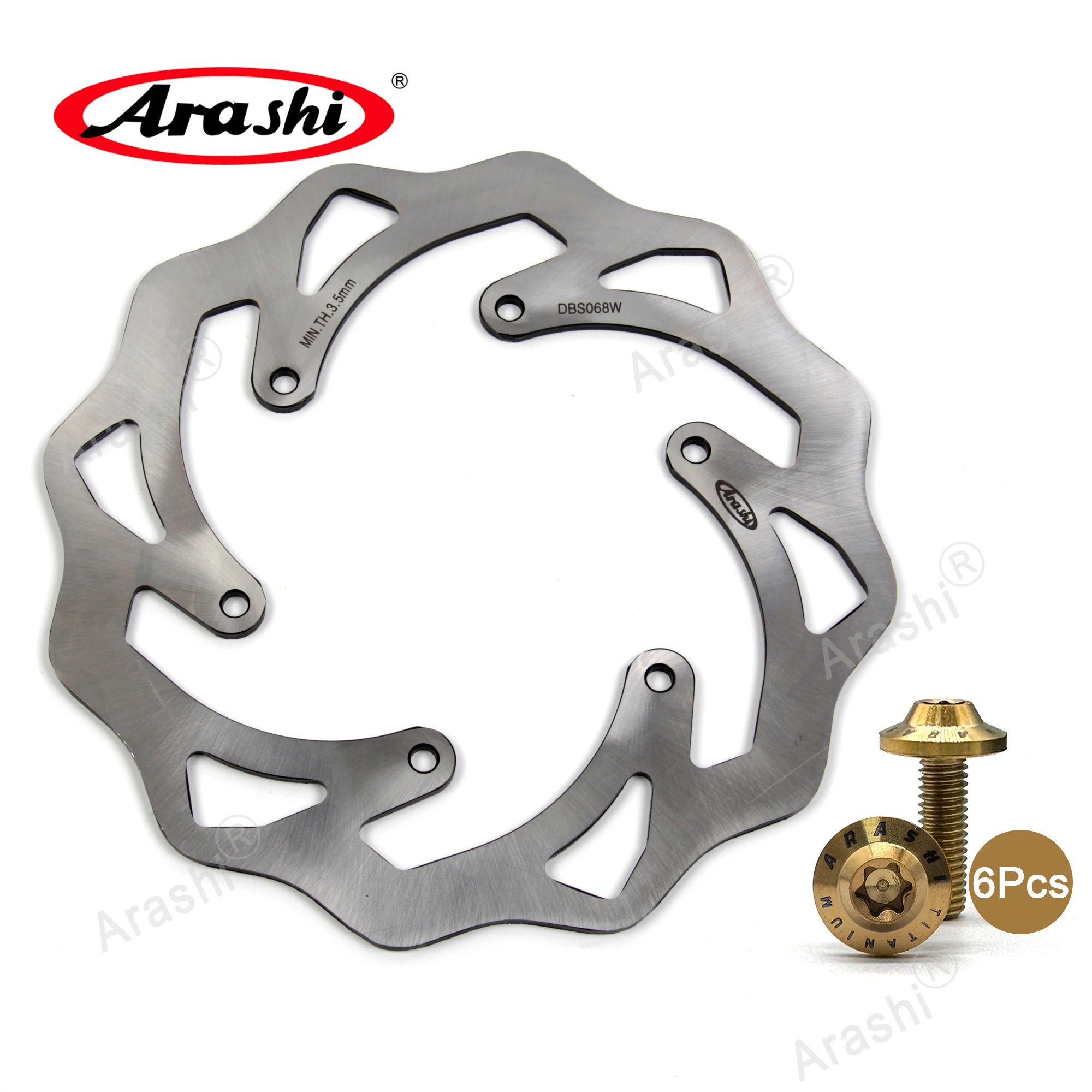 

ARASHI For CCM DS / R30 644 2002-2006 Rear Brake Disc CNC Motorcycle Brake Disk Rotor DC644 2002 2003 2004 2005 2006