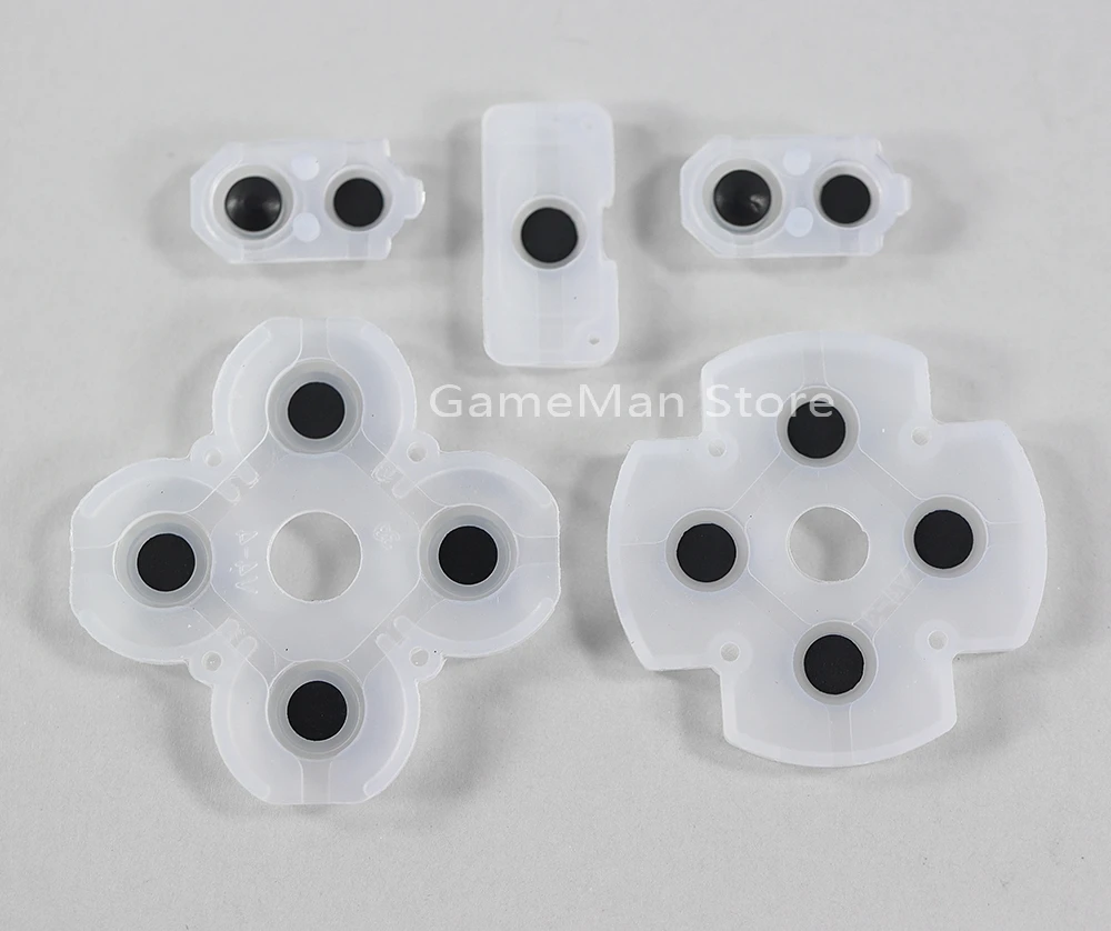 Almohadillas de goma conductoras para JDS 050 055 5,0 JDM055 JDM050 PS4 botones de controlador goma de contacto