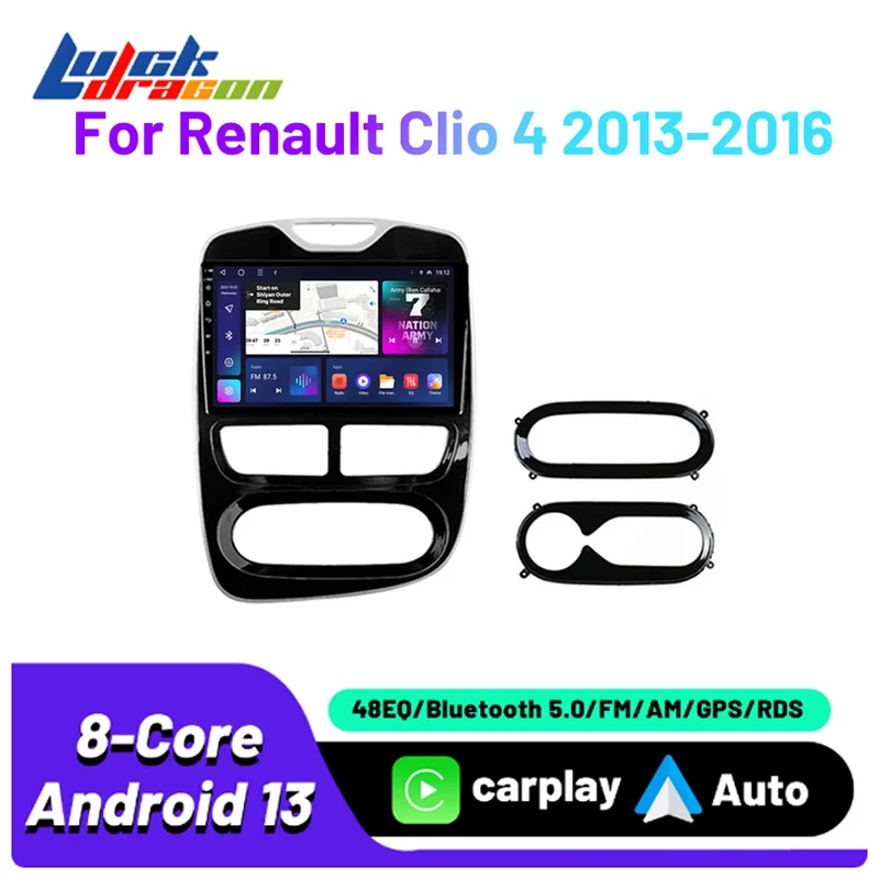 

Wireless CarPlay Android Auto Car Radio For Renault Clio 4 2012-2016 4G WIFI GPS Car Intelligent Systems BT DSP GPS FM Autoradio