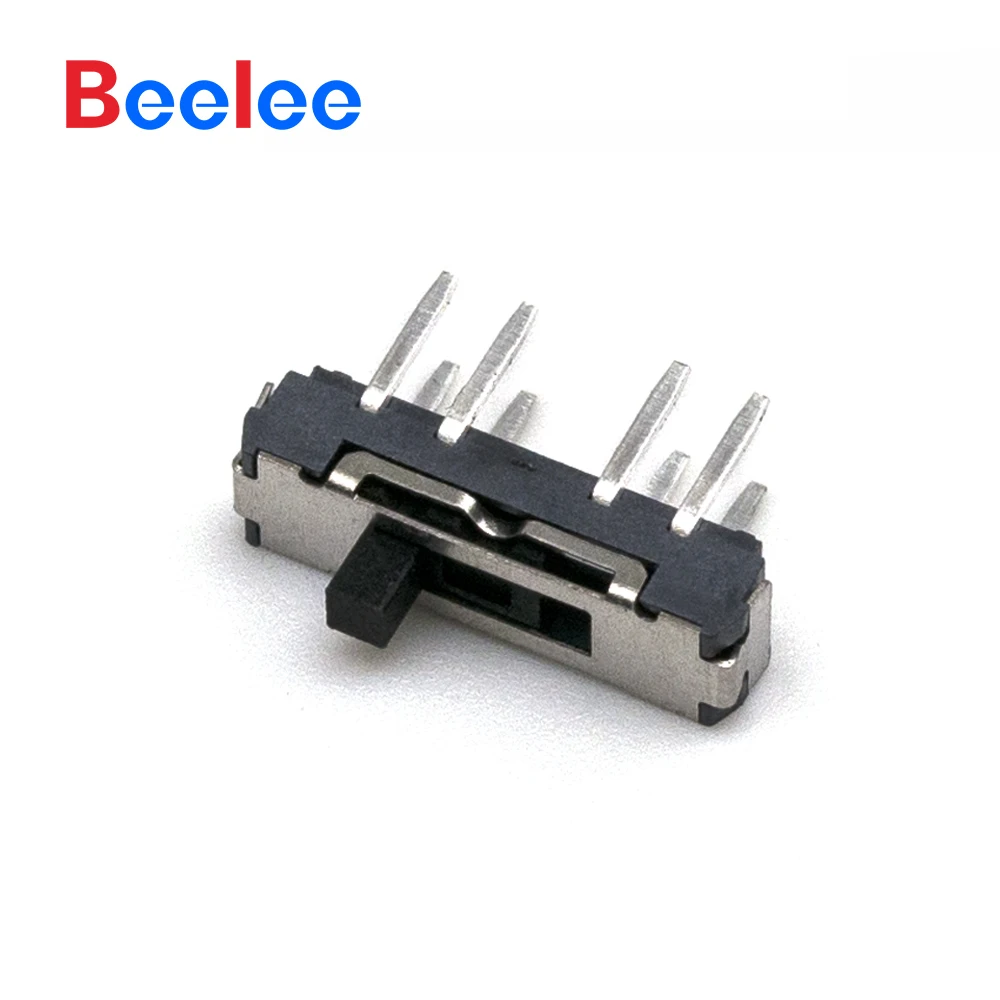 500PCS BL-SS06D Mini Vertical 8 Position 8 Pin SMD Toggle Switch 12V Right Angle Sliding Door Contact Switch For Home Use
