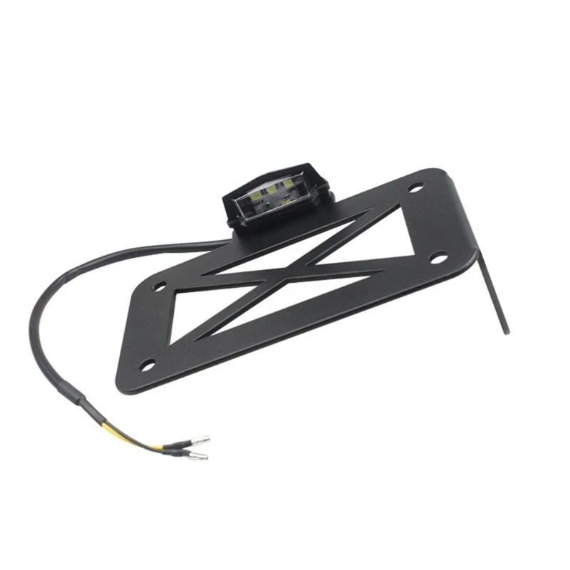 Easy to Install Side License Plate Bracket Sturdy Design Accessories for Vintage Motorcycle, Compliant with Laws