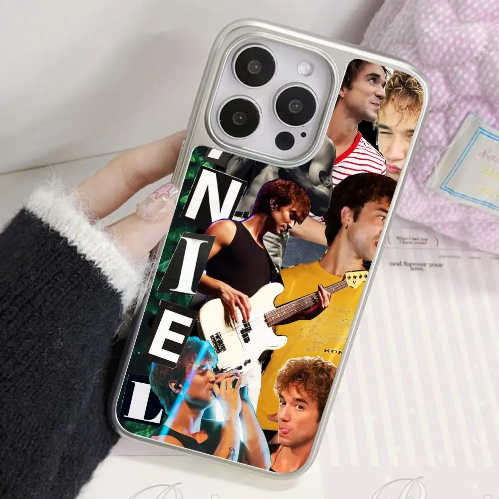 

Daniel Seavey Phone Case for iPhone 17 16 15 14 13 12 11 Air Pro Max Plus Electroplated Silver Cover