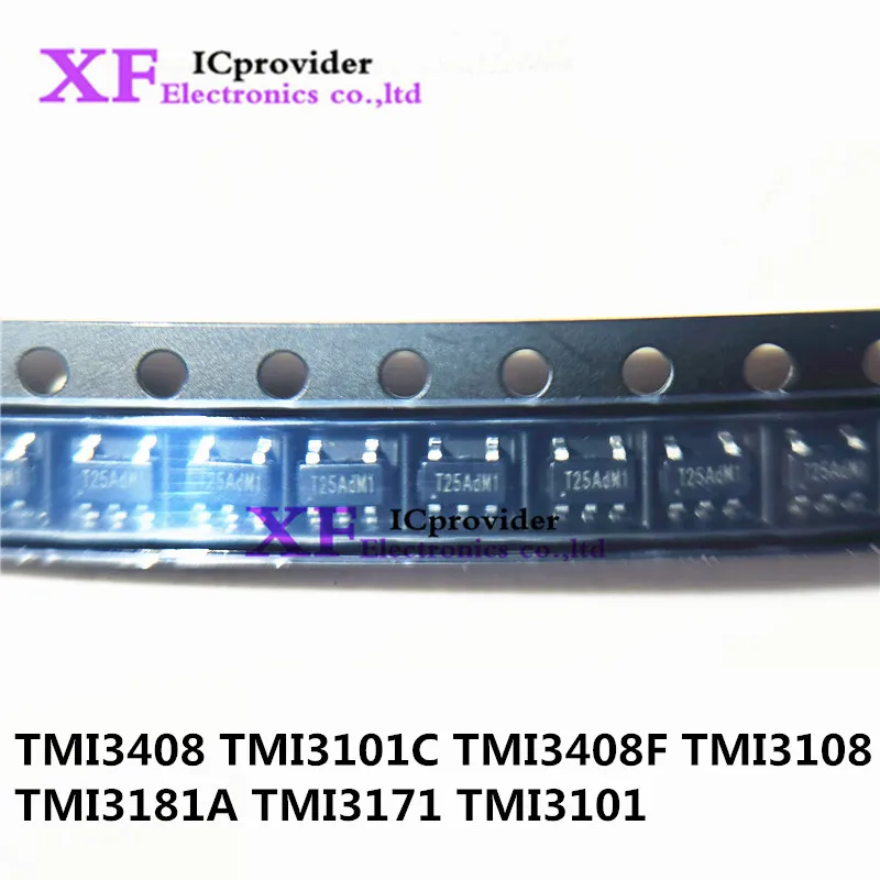 50Pcs New Original TMI3408 SMD SOT23-5 Printed T25A DC-DC Power management integrated circuit