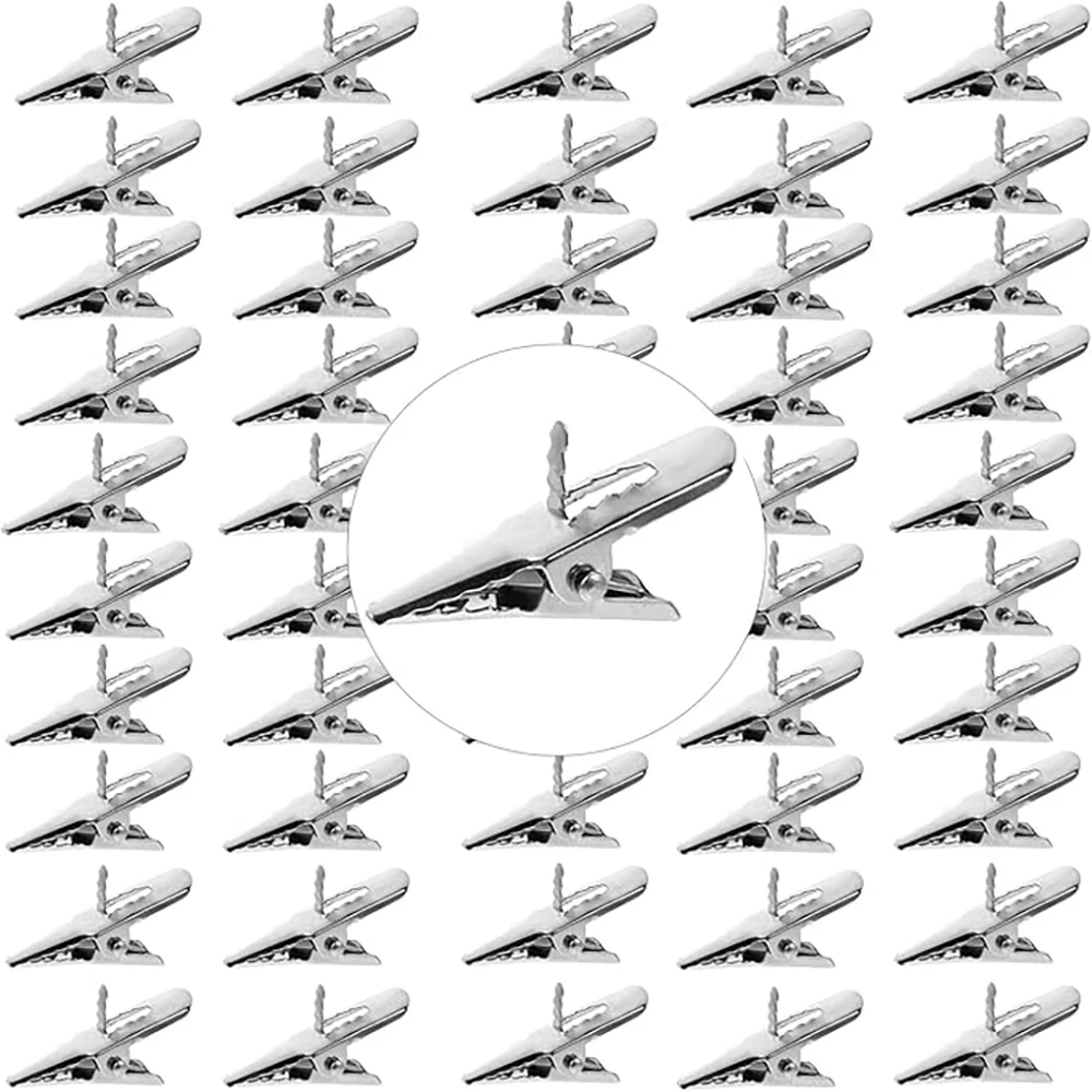 30Pcs Metall Krokodil Clip Hause Raum Dekoration Weihnachten Baum Ornamente Weihnachten Blume Clip Hochzeit Decor Neue Jahr Zubehör – Detail 4