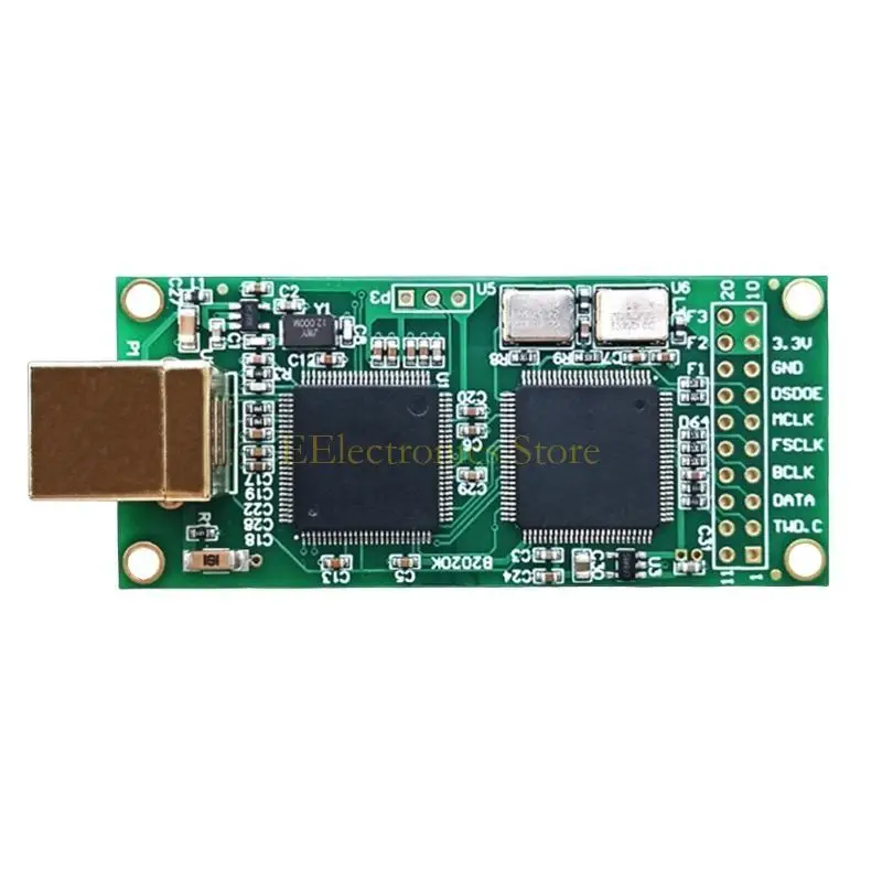 

B03C Amanero Combo384 Module USB Digital Interfaces Sound Card Module Boards for DIY Home Theater Power Amplifier Decoders