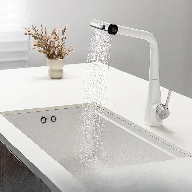 

White Flying Rain New Vegetable Wash Basin Quartz Stone Large
