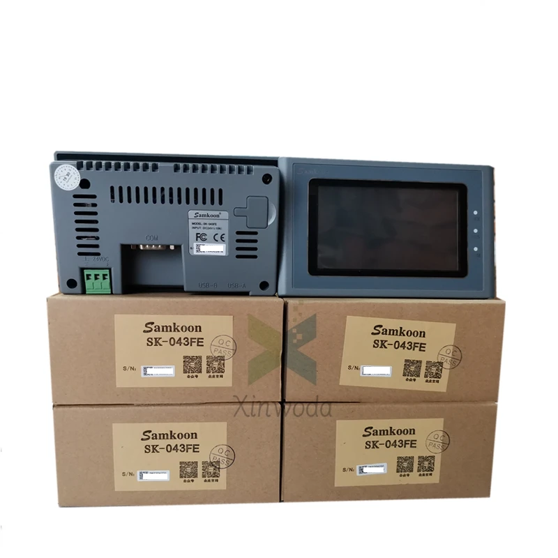 Samkoon 4.3Inch HMI SK-043UE SK-043FE SK-043HE SK-043HS SK-043FD DC 24V 480*272 Resolution Touch Screen