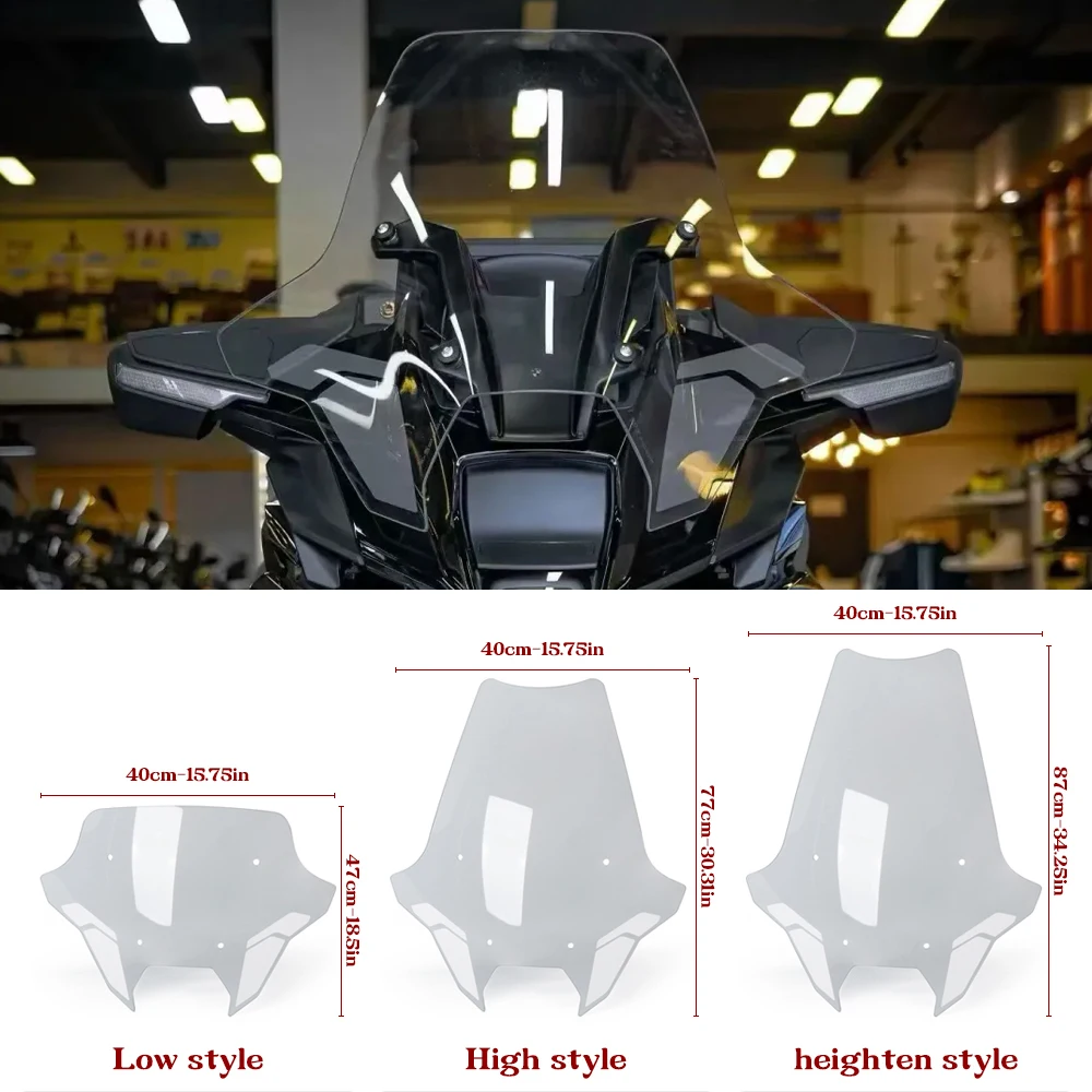 

Motorcycle Accessories Windscreen Windshield For BMW R1300RT R1300 RT R 1300 RT 2025 2026 Wind Deflector Protector Transparent