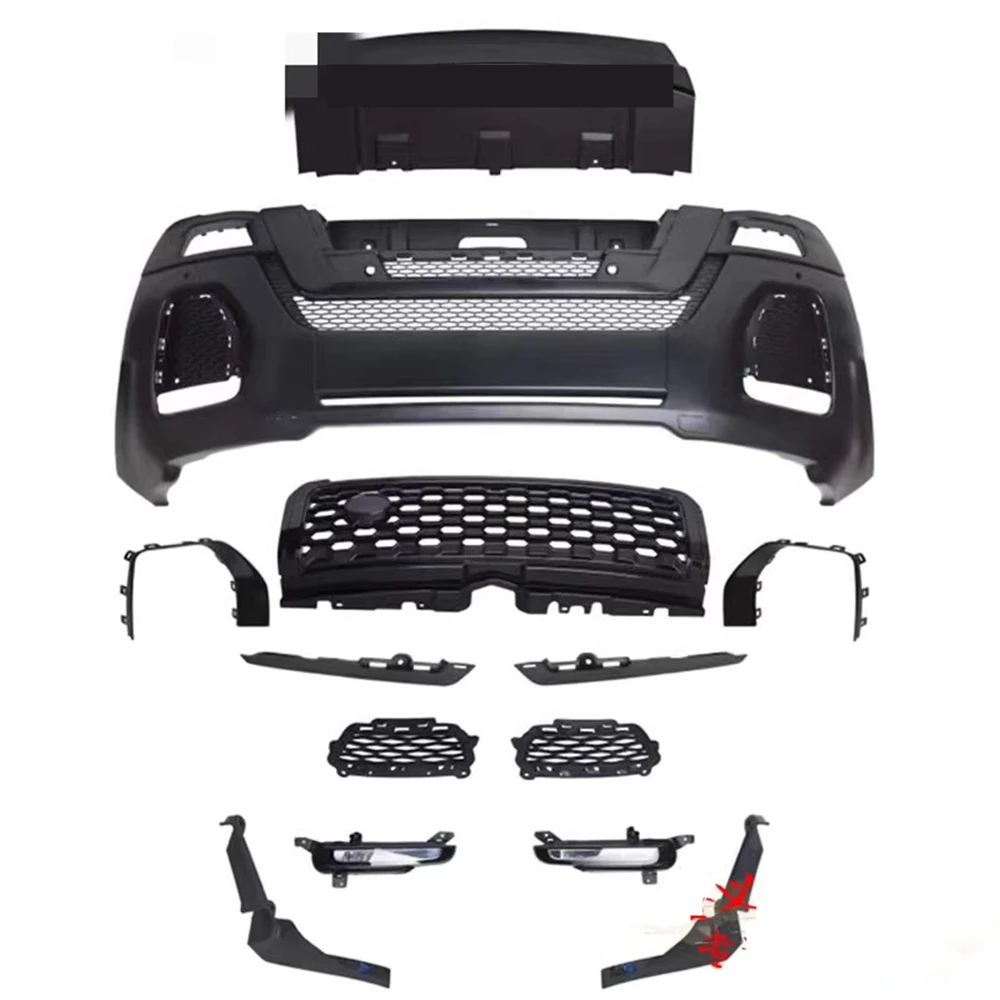 Car surround front bumper assembly grill body kit for Land Rover Range Rover Evoque