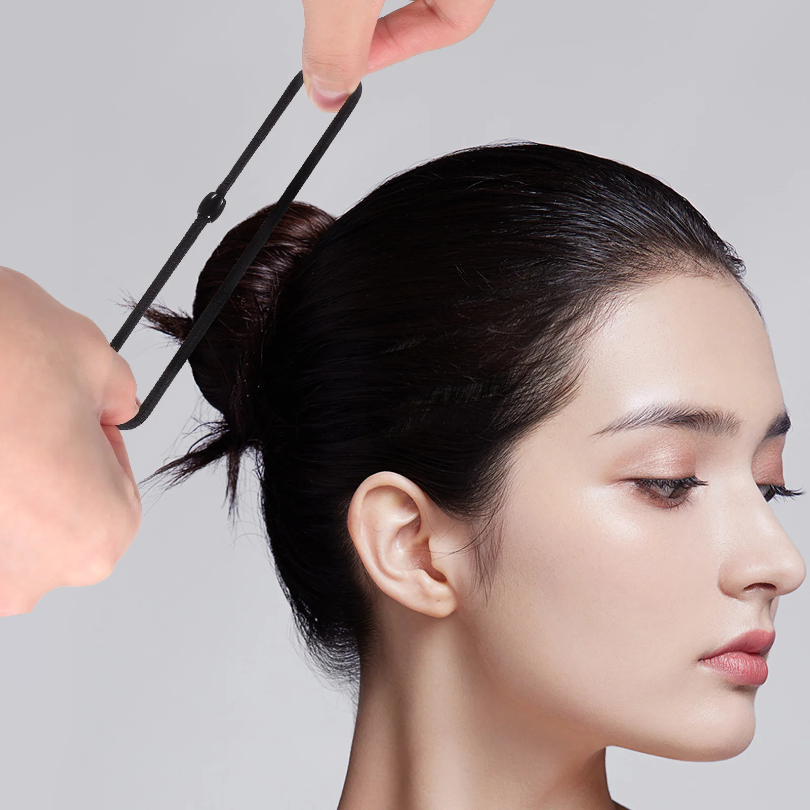 

1 set 1 Set Set For Women Styling Tools Durable Metal Plastic Accessories Donut Hair Bun Maker Bun Holder For Hair