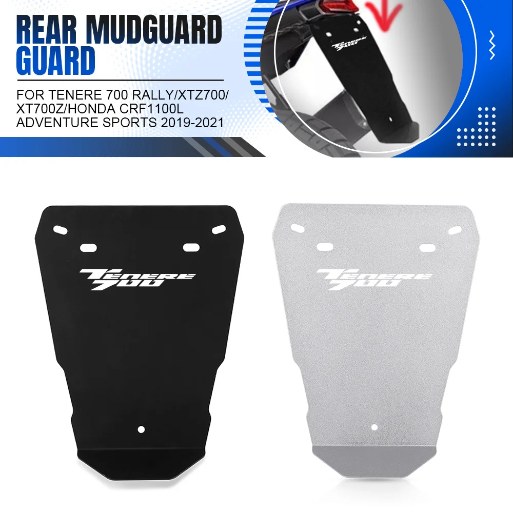 

For Yamaha Tenere 700 Rally/XTZ700/XT700Z/Honda CRF1100L Adventure Sports 2019 2020 2021 License Plate Delay Fender Motorcycle