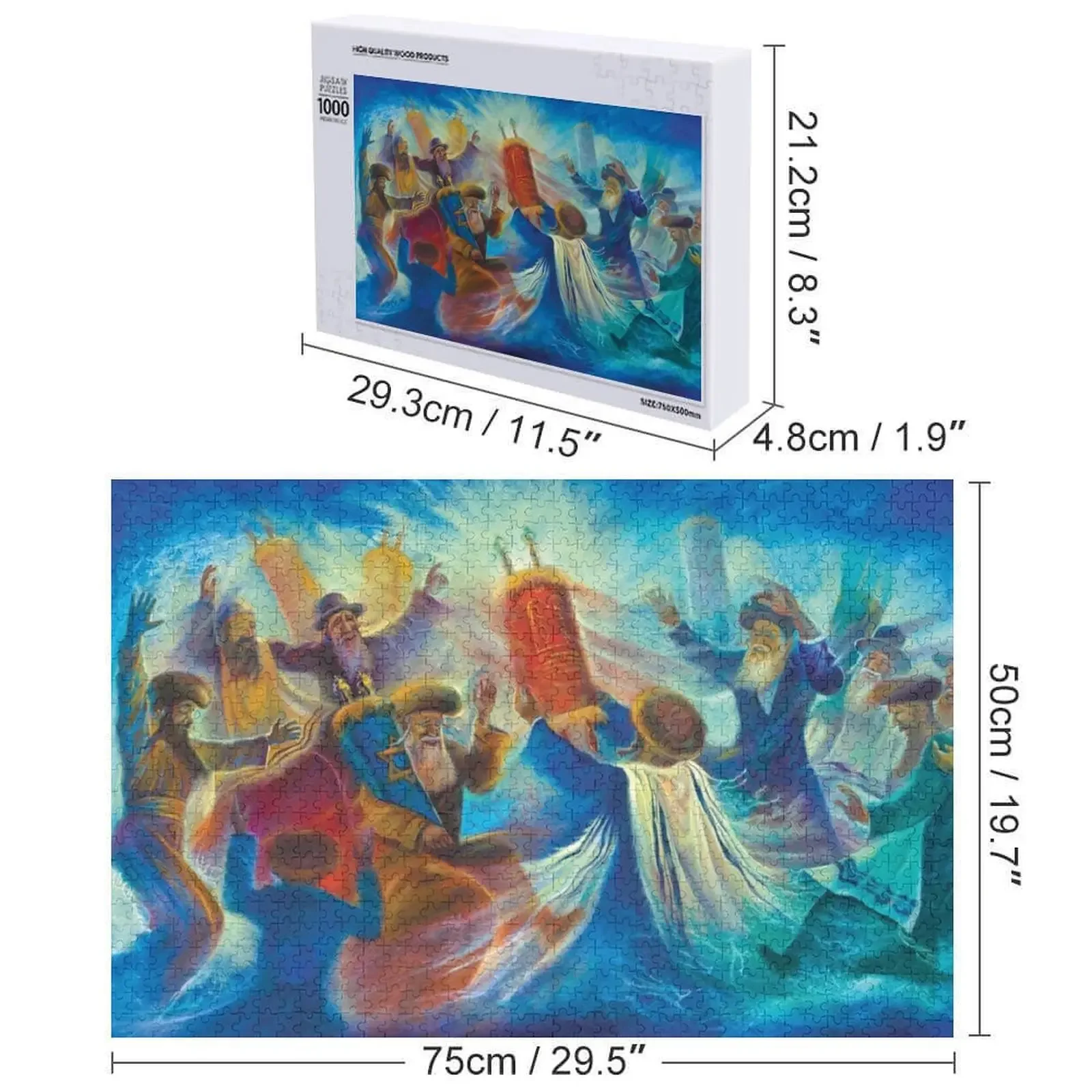 Puzzle Kayu Nama Anak, Hadiah Anak yang Dapat Disesuaikan, Puzzle Nama Kustom, Perayaan Simchat Torah