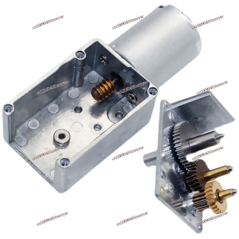 

JGY370 Large Torque Multi-speed DC Geared Motor 6V12V24V Low-speed Motor with Self-locking Turbo Worm