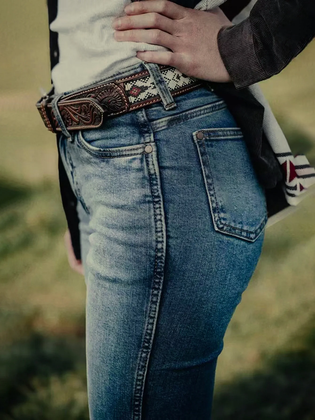 스트레이트 팬츠 청바지 여성 빈티지 워싱 플로어 길이 미드 웨이스트 포켓 여성 스트리트웨어 베이직 데님 바지 디스트레스드