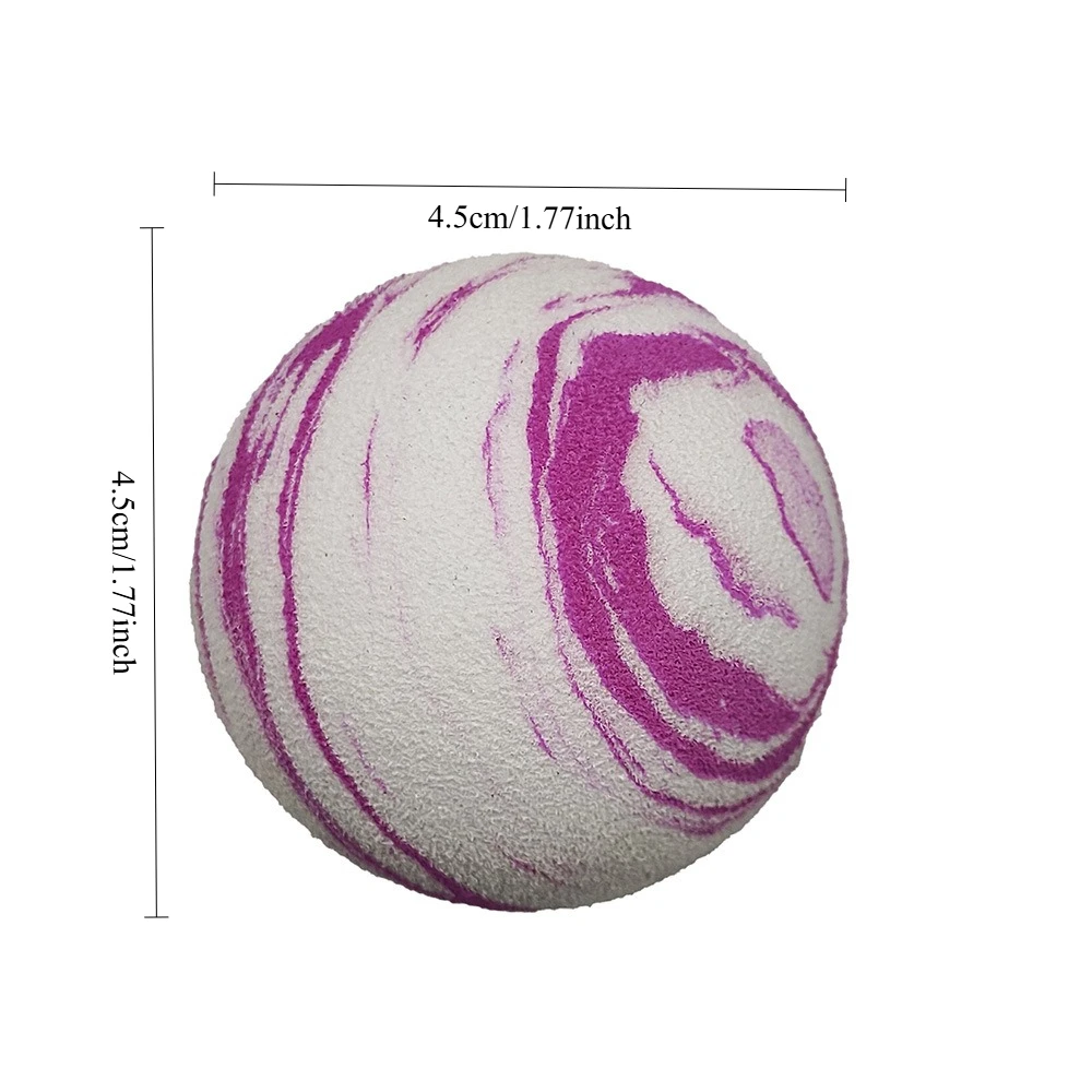 4pcs Solid EVA Foam Sponge Ball Multicolor Rainbow Golf Practice Ball Safe Soft Toy Ball For Playground Indoor Swing Training