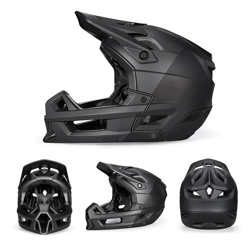 BATFOX Full Face Fahrradhelm Männer Frauen Downhill Off-Road Radfahren Motorrad Outdoor Sport Schutz Sicherheit MTB Fahrradhelme – Detail 15