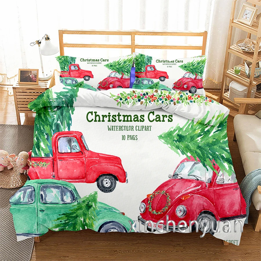 phechion Merry Christmas 3D Print Bedding Set Duvet Covers Pillowcases One Piece Comforter Bedding Sets Bedclothes Bed K318