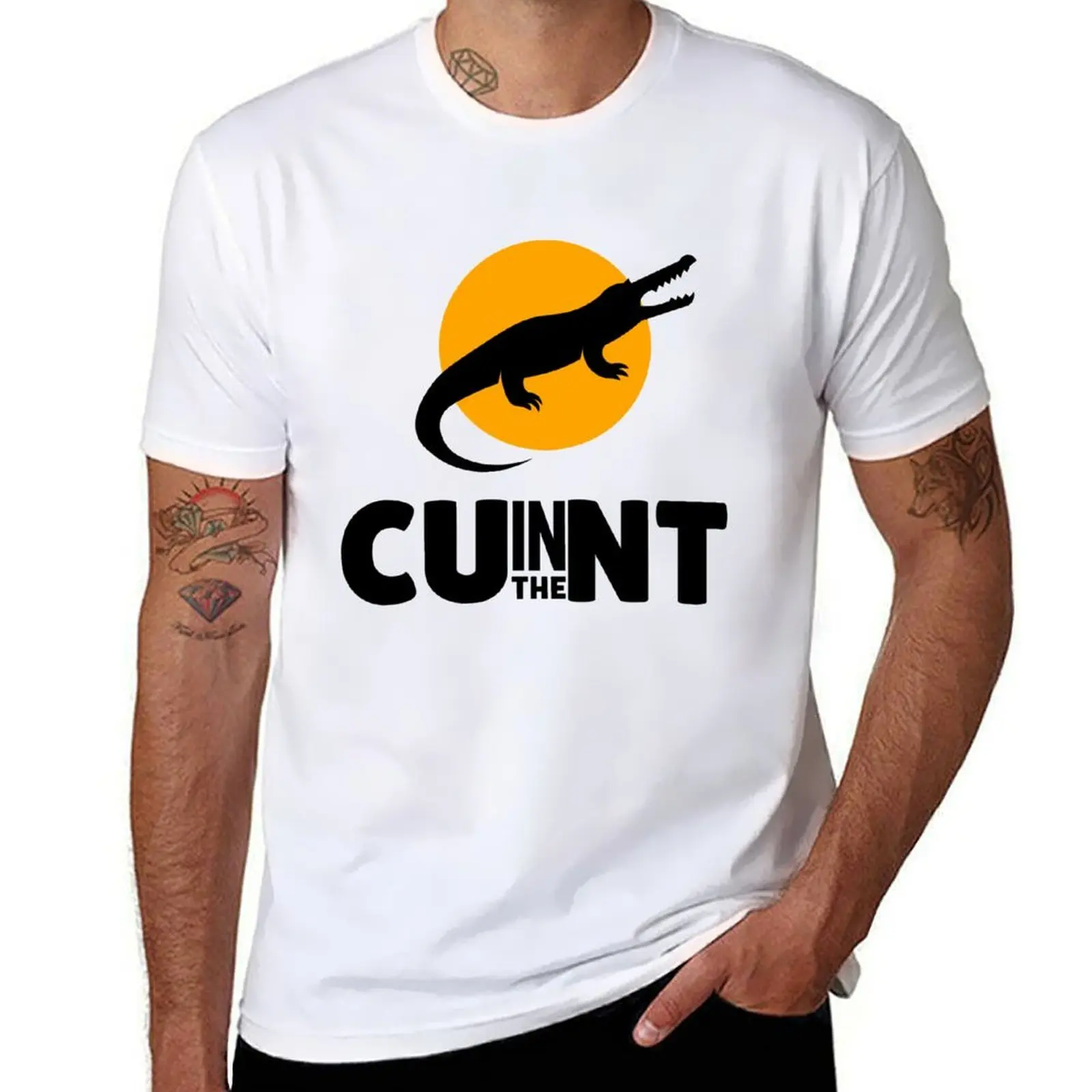 Футболка "CU in the NT" - забавная хлопковая футболка для мужчин