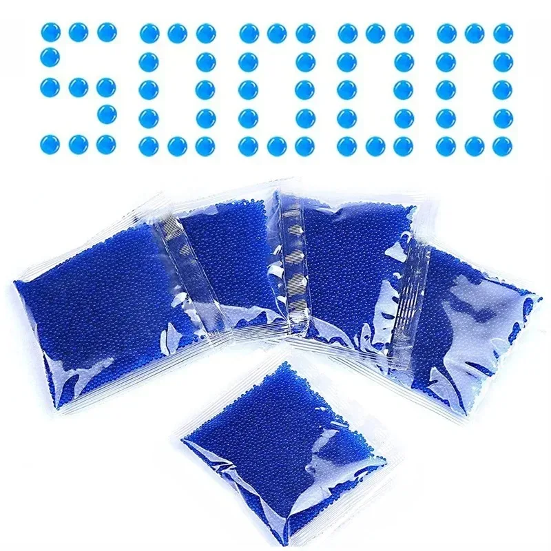 Home Decor Water Bead Blue Pearl Gel Ball Polymer Hydrogel Potted Crystal Mud Soil Grow Magic Jelly Ball Wedding Decor Supplies