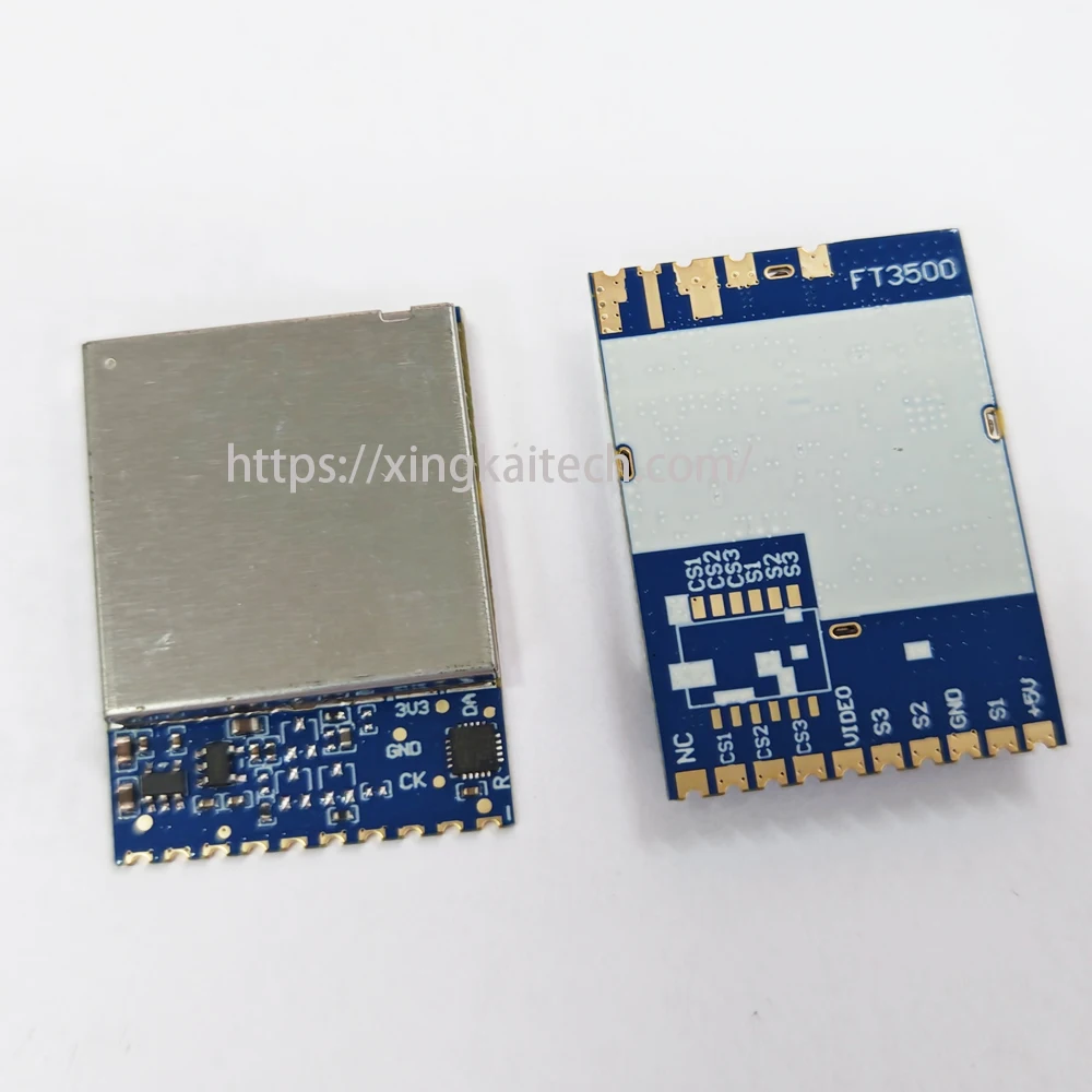 

3.3G FPV VTX Module (3060MHz-3500MHz) FT3500 Wireless Module Analog Wireless FPV Audio Video Transmission Receiver Module