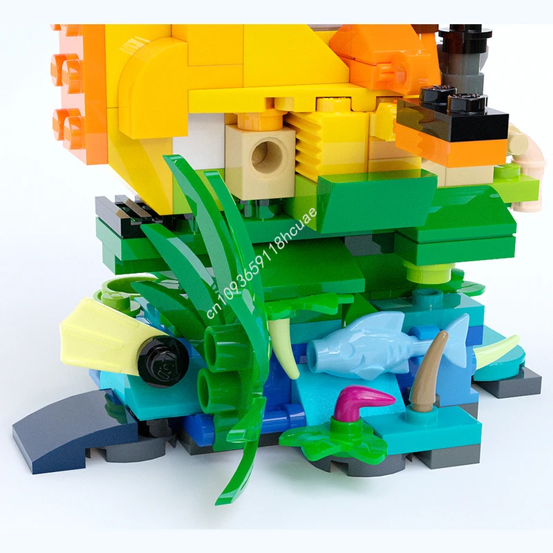 420 قطعة MOC قوس قزح سيتاديل بنة هدية الكريسماس دورات التعلم القائمة على الاستفسار مشروع إبداعي مفصل للغاية #5