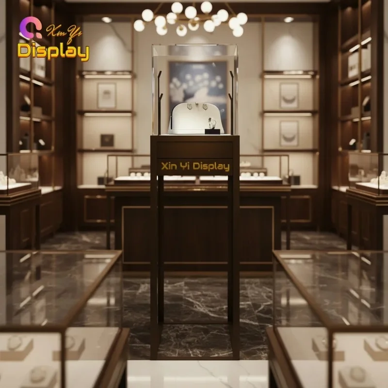custom.Custom Modern Glass Storage Rack Jewelry Display Cabinet With LED Lighting Shopping Mall Retail Jewelry Sh