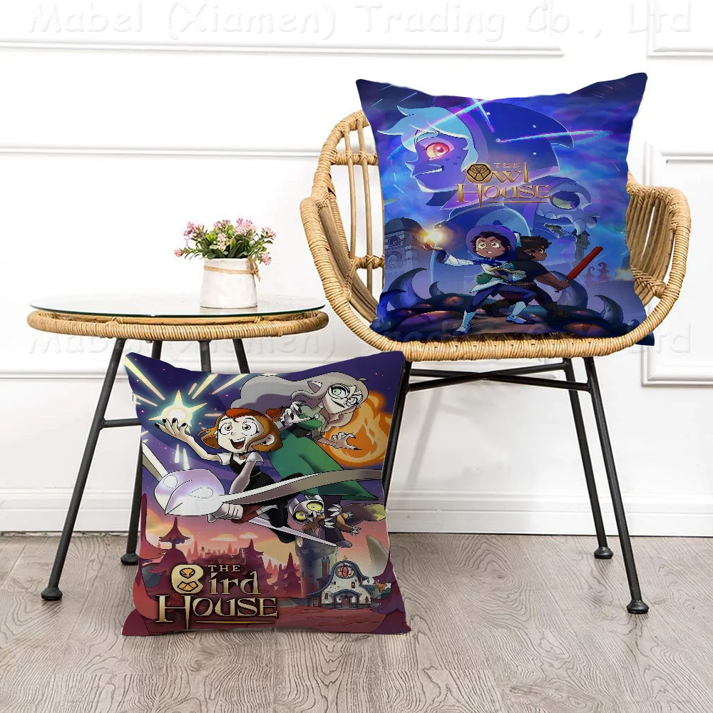 

Movie The Owl House Pillowcase Toon Gift Cushion Cover Bedroom Home Sofa Chair Seat Decor Pillow Case