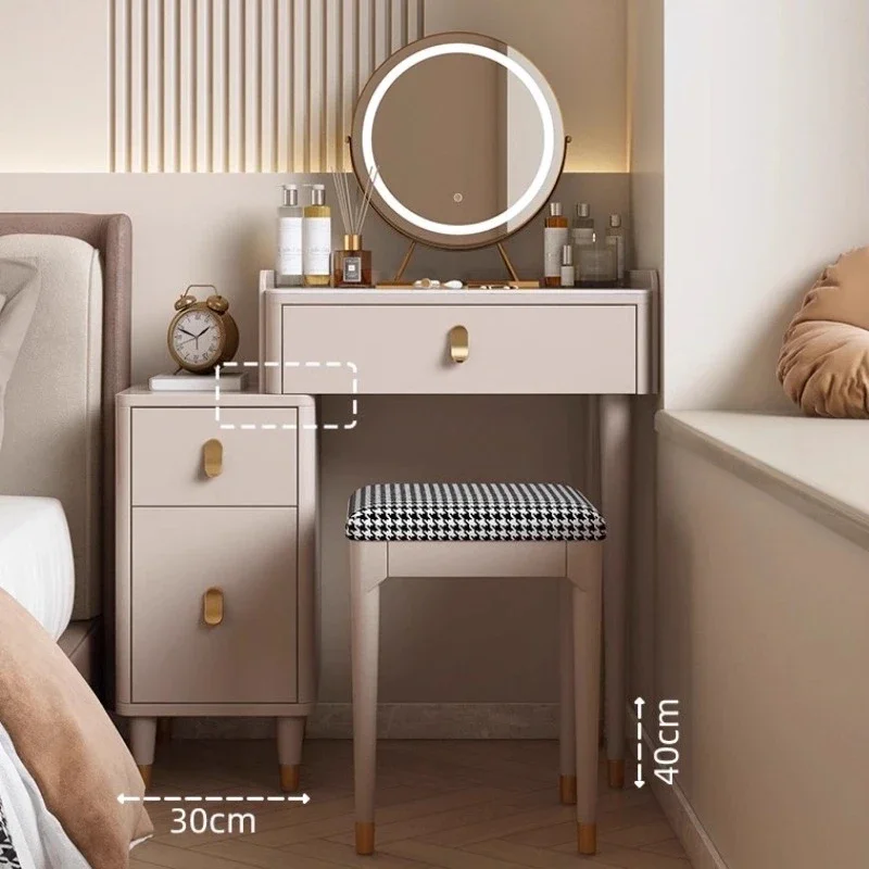 

Trendy Stool Nightstands Furniture Bedroom Bedside Table Dresser Integrated Dressing Table Modern Penteadeira Trendy Furniture