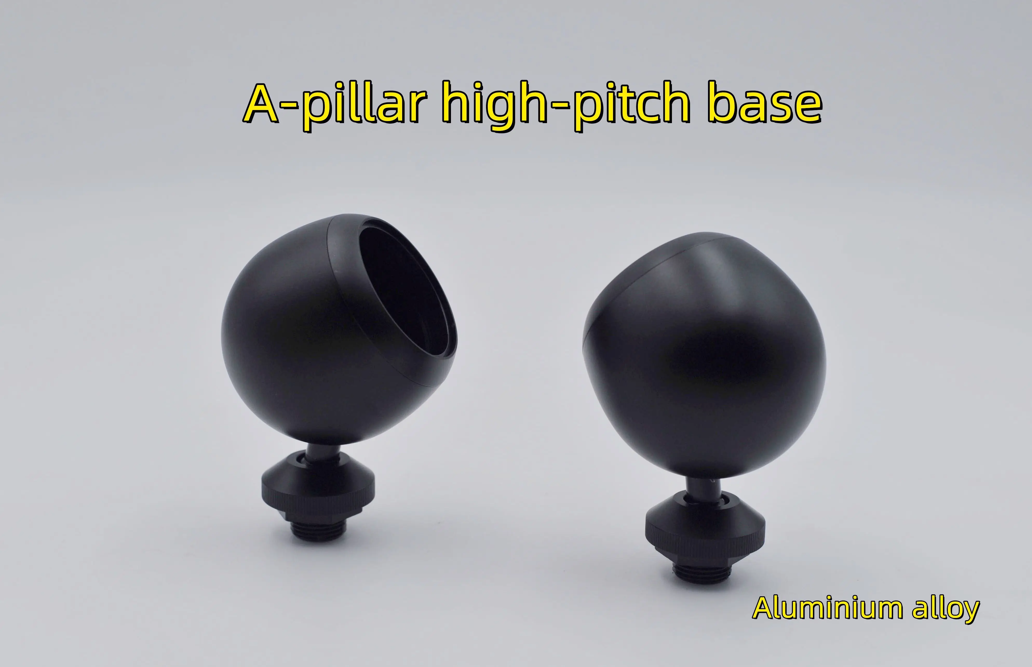 

Aluminum alloy material high-frequency 1.5-inch speaker base for the vehicle instrument A-pillar mounting