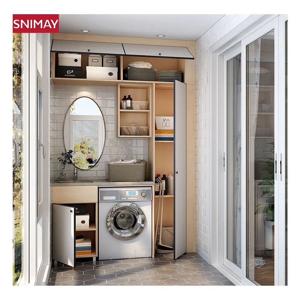 

Wholesale Laundry Cabinet Snimay Stainless Steel Wall Mounted Cabinet