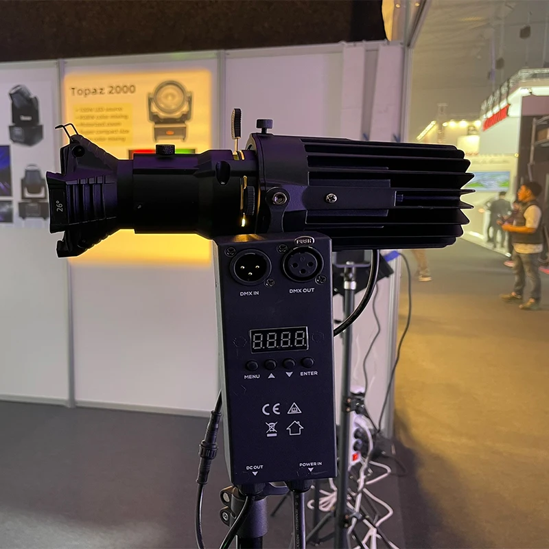 Mini 40W 2in1 WW CW or 4in1 RGBL Profile Follow Projector Lights DMX RDM Fixed Focus Ellipsoidal Lights Theater Stage Lighting