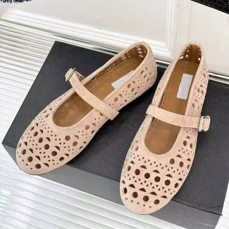 

New Leather Women's Shoes, Flat Single Shoes, Women's Casual Shoes, Mary Jane Shoes, Ballet Shoes, Round Toe Shoes