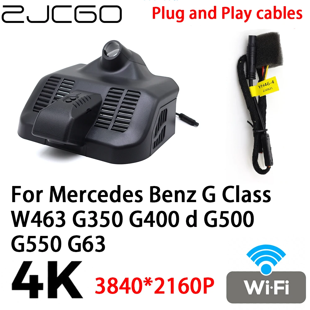 

ZJCGO 4K 2160P Автомобильный видеорегистратор Видеорегистратор Plug and Play для Mercedes Benz G Class W463 G350 G400 d G500 G550 G63