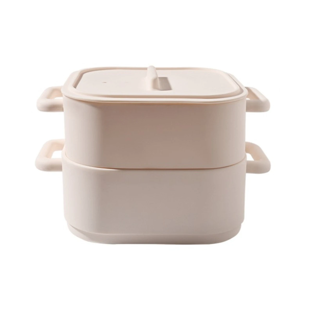 Silicone Microwave Steamer Cookers 2 Pack Bowls with Handles for Cooking and Storing Food in Microwave and Oven