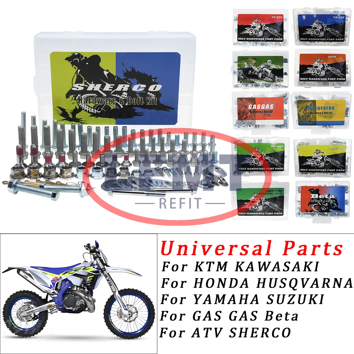 

Motorcycle screw Hardware Bolt Full For Sherco SC SCF SE SEF SEF-R SE-R SE-Factory Husqvarna FC FE FX TC TE TX TEi TXi 2003-2024
