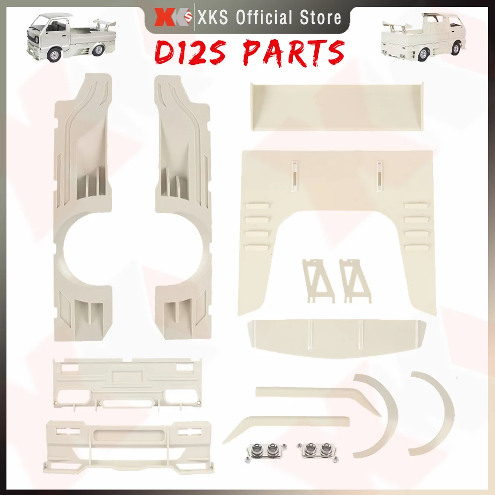 WPL D12 D12S RC Car Wide Body Low Lying Large Surrounded Blow Vent Upgrade Modification Accessories Upgraded Parts for WPL D12