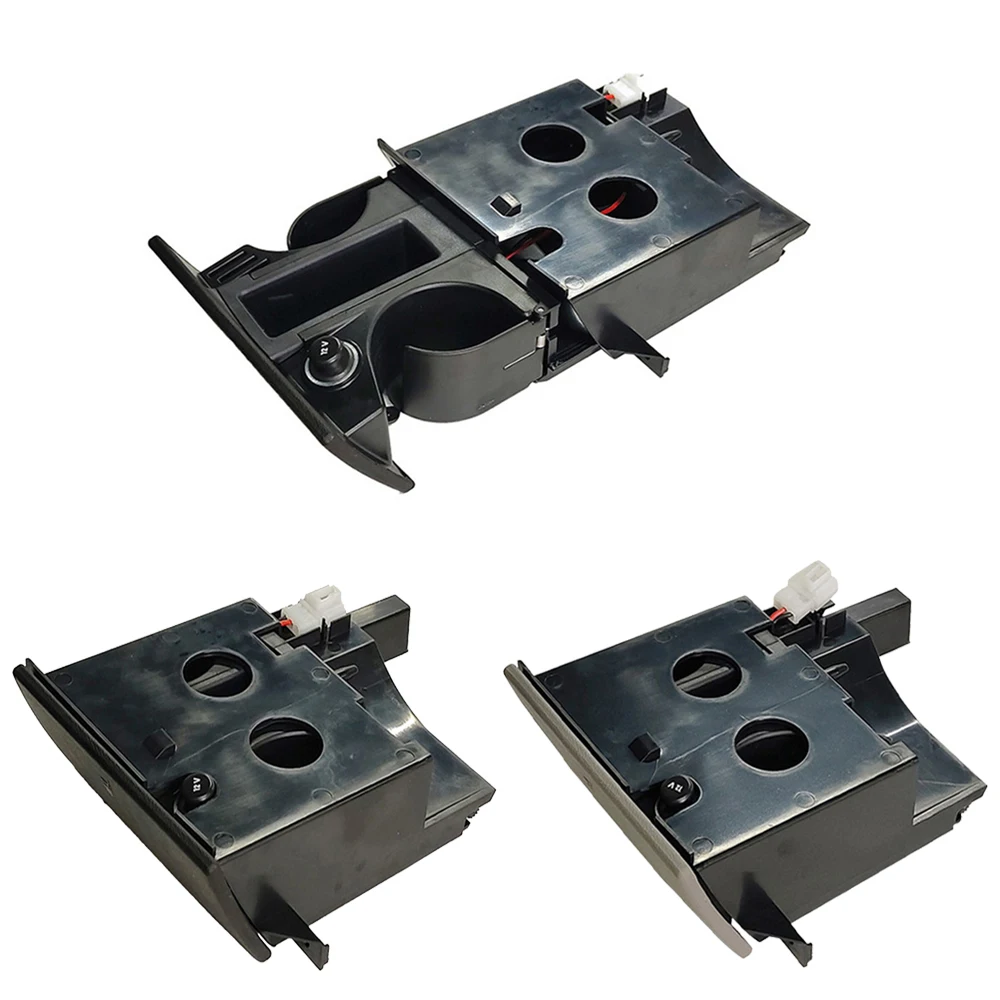 

Front Drink Water Cup Drink Holder Ashtray Center Console Cup Holder Gray Black Cup Stand For VW T5 Transporter 7H285860130T