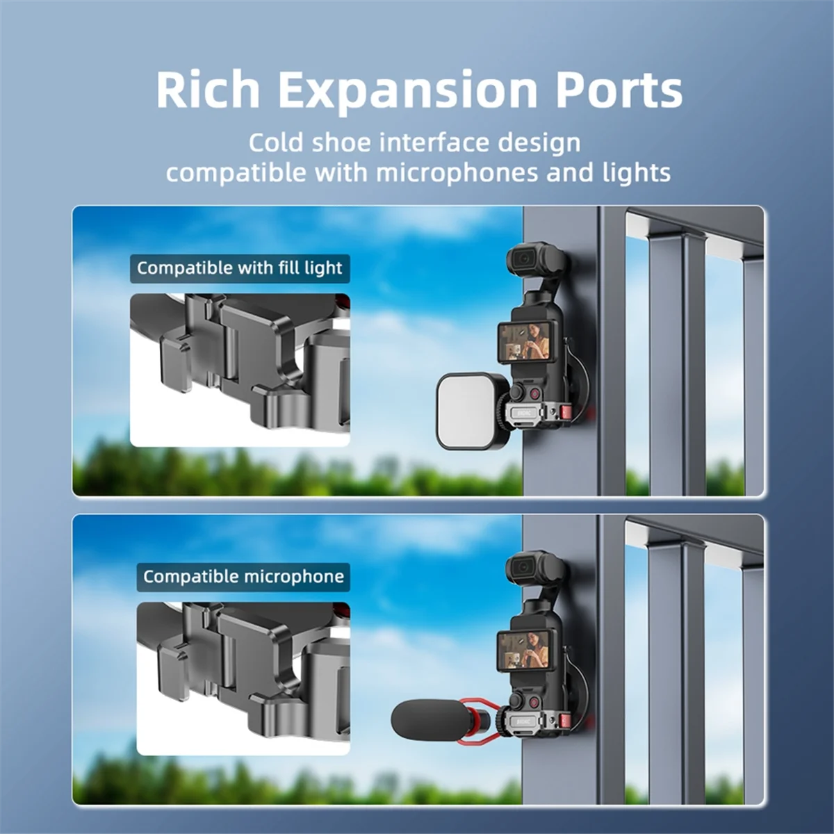 Magnetic Extension Bracket Universal Teleprompter Stand for 3 Cameras Accessories