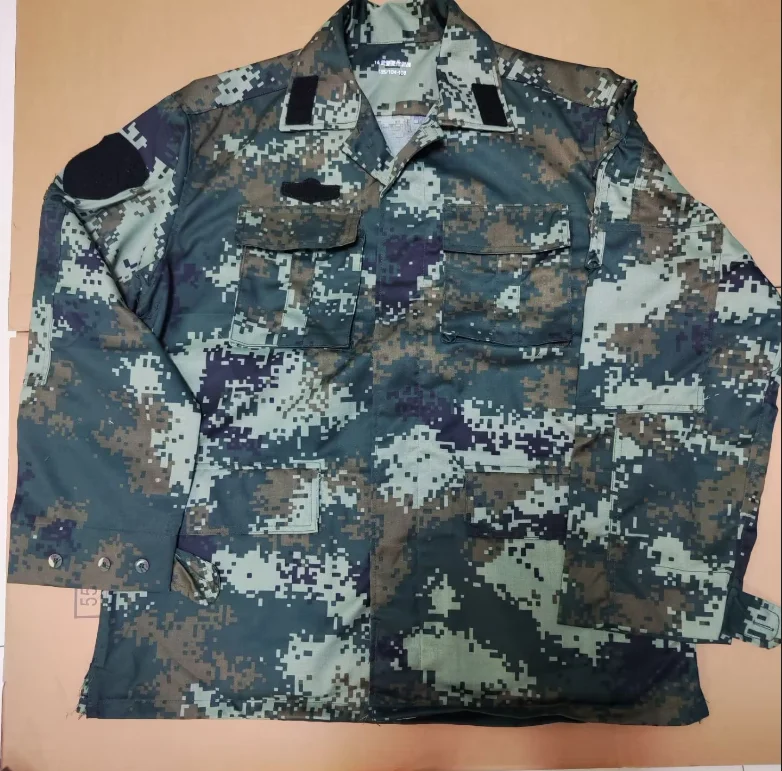 Chinese 07 Guard Camouflage Uniform Vintage Green Summer Include Hat