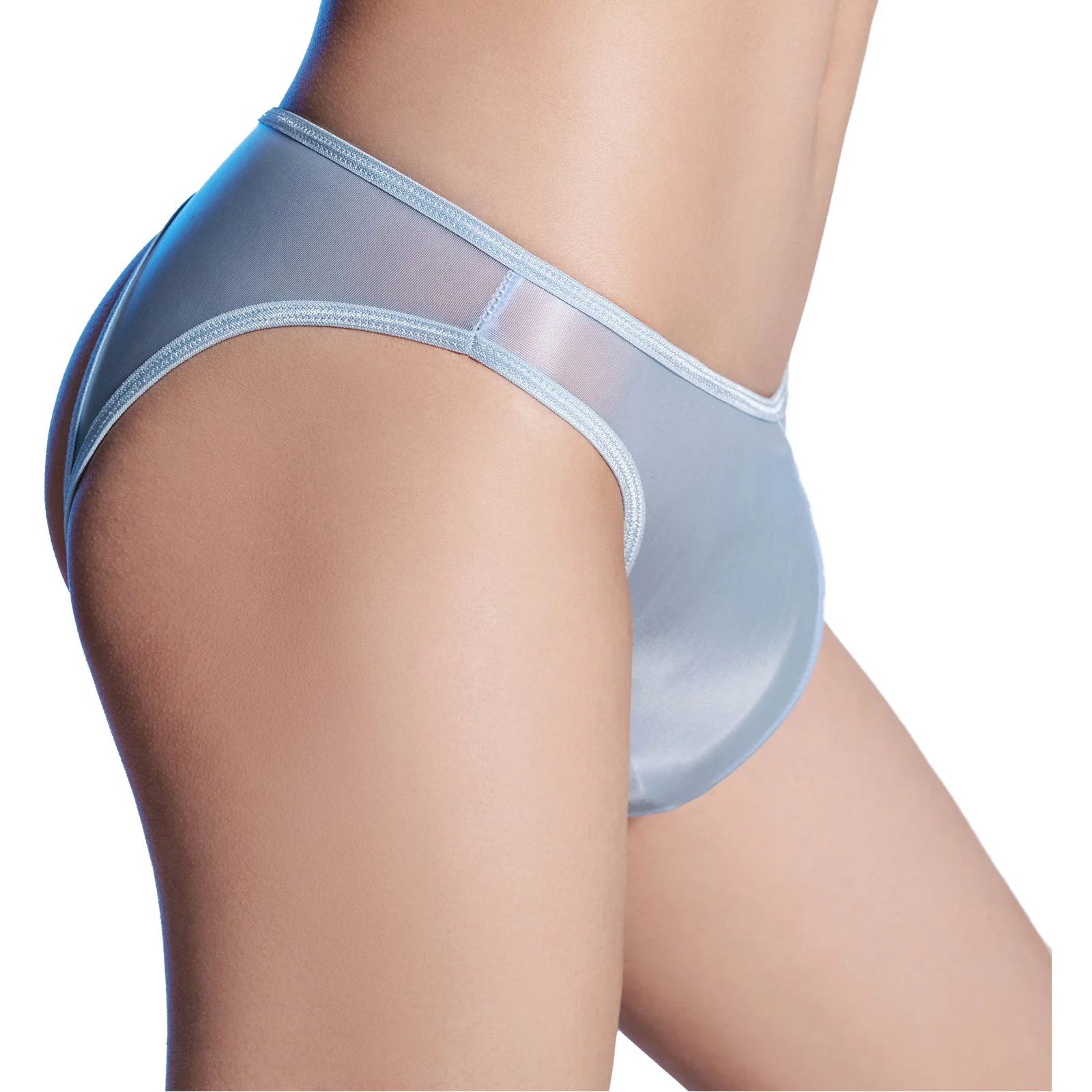 

Sexy Panties for Men See-Through Briefs Bulge Pouch G-string Low Waist Underpants Solid Male Sissy Gay Underwear Exotic Clothing