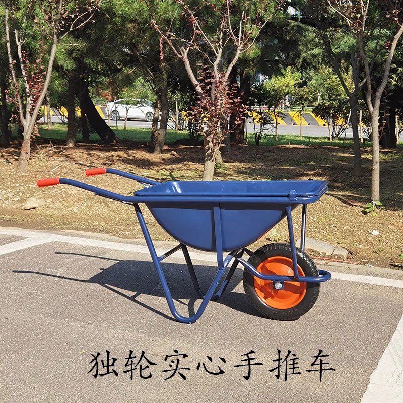 Unicycle trolley, bucket cart, agricultural construction site bulldozing, light garbage truck, household