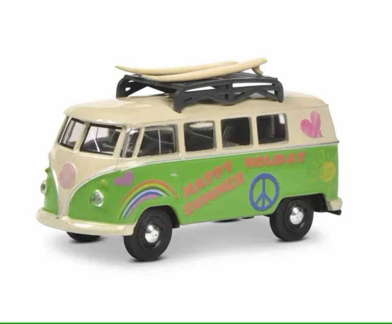 

Schuco 1:64 T1 bus SURFER Light green Diecast Model Car