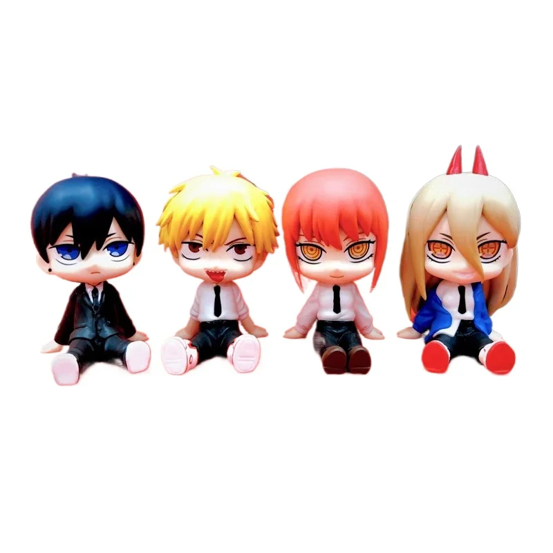 

Authentic Japanese SK JAPAN Chainsaw Man, Denji Makima Pava Hayakawa Aki Action Figures Children's Toy Birthday Gift