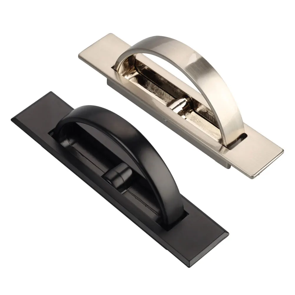 

2pcs Cabinet Door Rotary Handle Zinc Alloy Drawer Pull Wardrobe Furniture Knobs Durable Smooth Suitable Cupboard Sliding Door